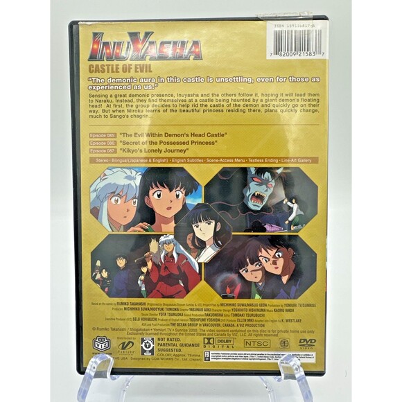 InuYasha Castle of Evil DVD Vol 29 Anime – VIZ Video - Picture 2 of 3